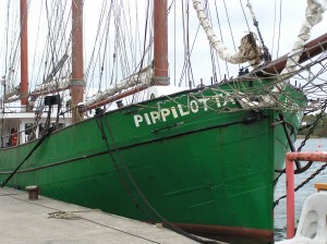 Zweimaster Pippilotta im Museumshafen