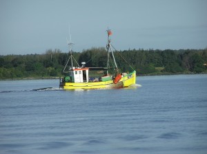 Fischerboot vor der Flensburger Förde