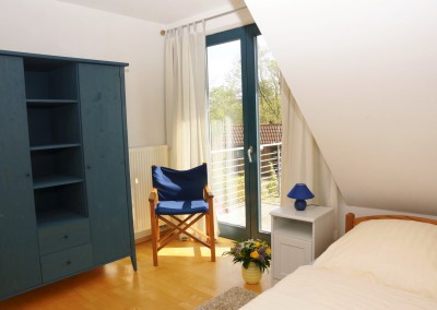Schlafzimmer nach Westen