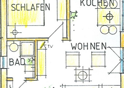 Grundriss Einliegerwohnung
