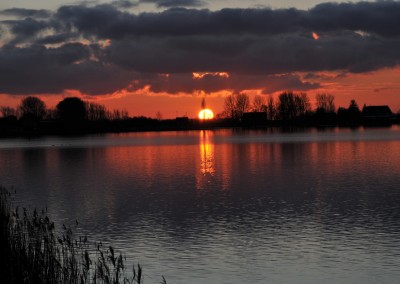 Sonnenuntergang über Arnis