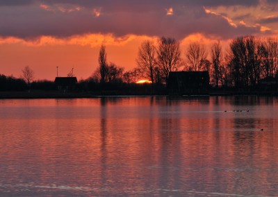 Sonnenuntergang über Arnis
