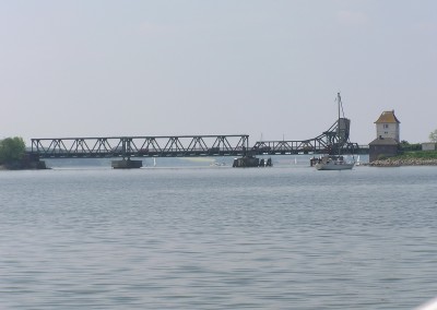 Eisenbahnbrücke bei Lindaunis