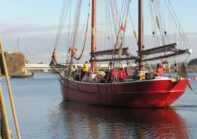 Ausfahrt aus dem Museumshafen