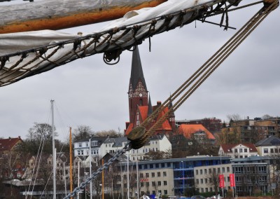 Blick auf den östlichen Stadtteil