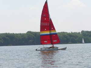 Catermaran auf der Schlei