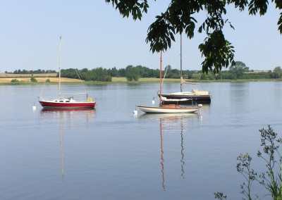 Segelboote vor Sieseby